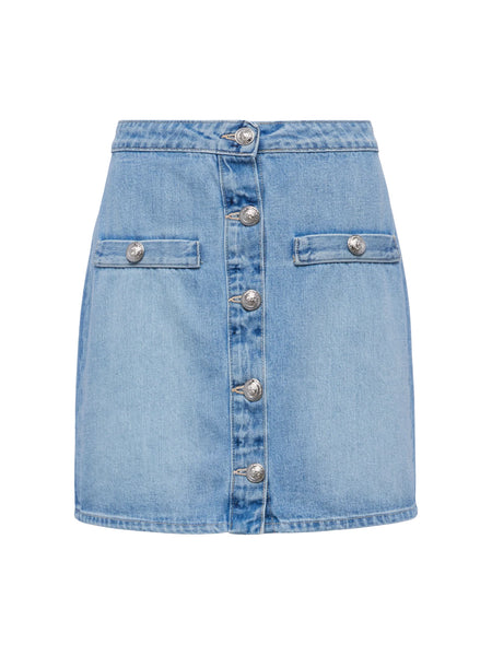 L'AGENCE - Kris Denim Mini Skirt - Fontana