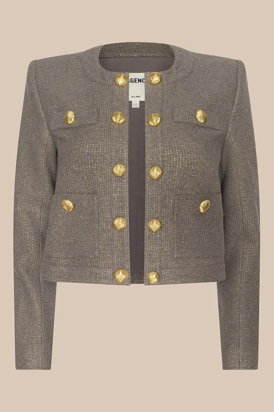 Kahila Collarless Jacket