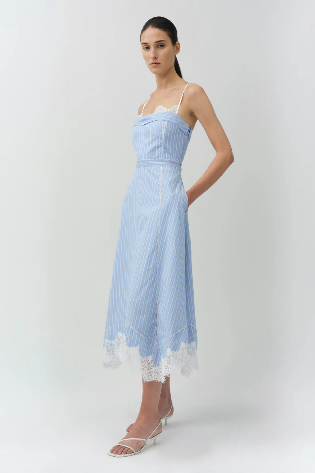 Avaleigh Cotton Lace Midi Dress