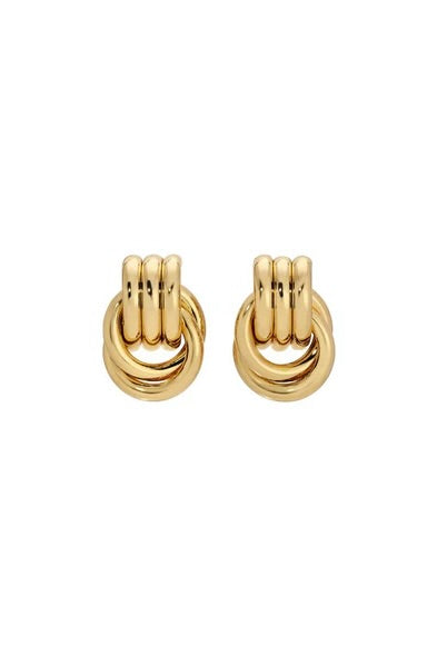 Baby Knot Earrings - Gold