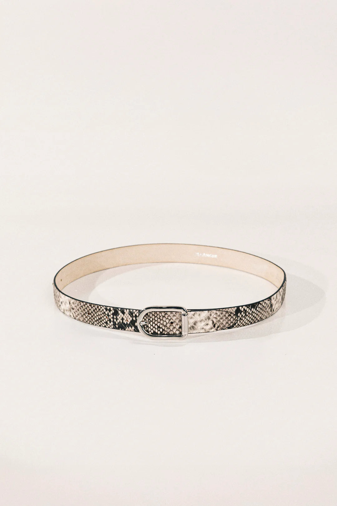 Déhanche - Mija Belt - Beige Snake & Silver