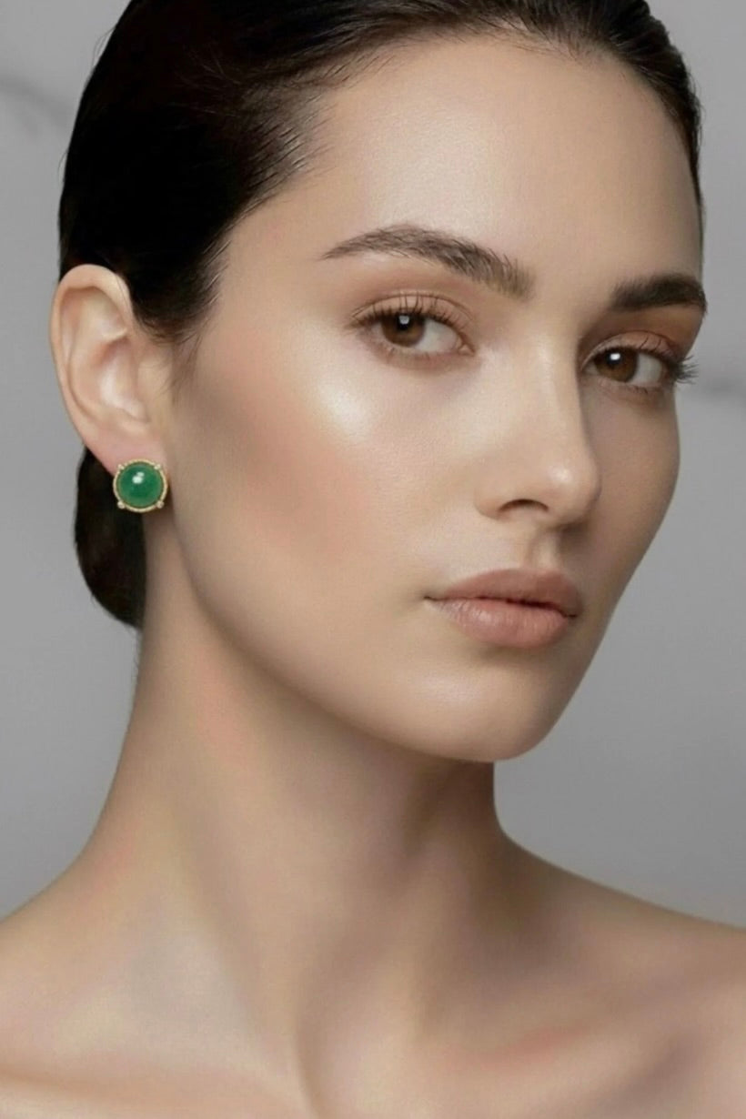 Odelia Earrings - Jade