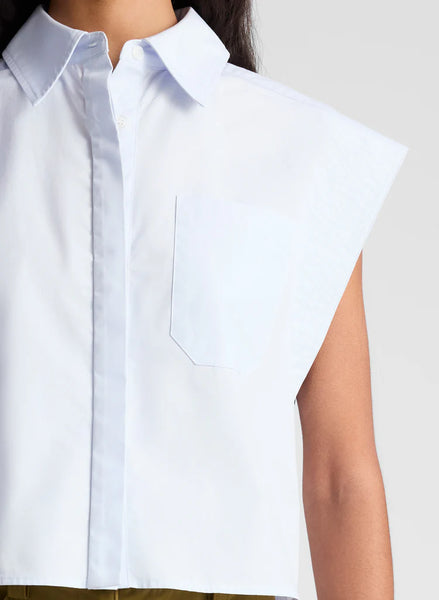 A.L.C. - Monte Cotton Shirt - Acqua