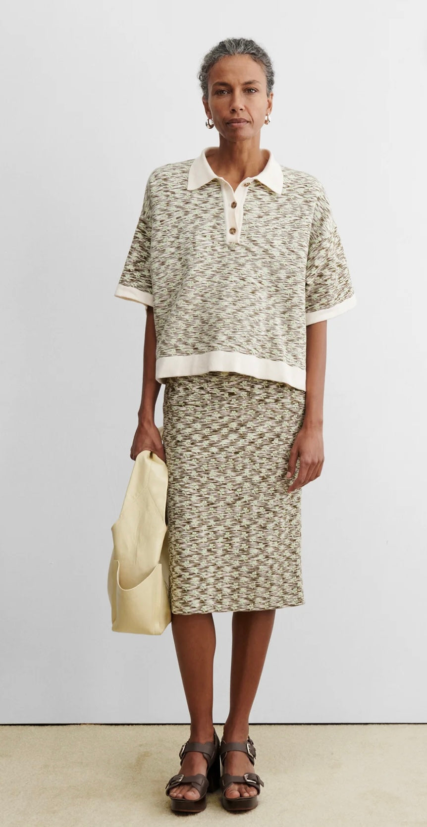 Rachel Comey - Staub Polo - 
Space Dye Floral