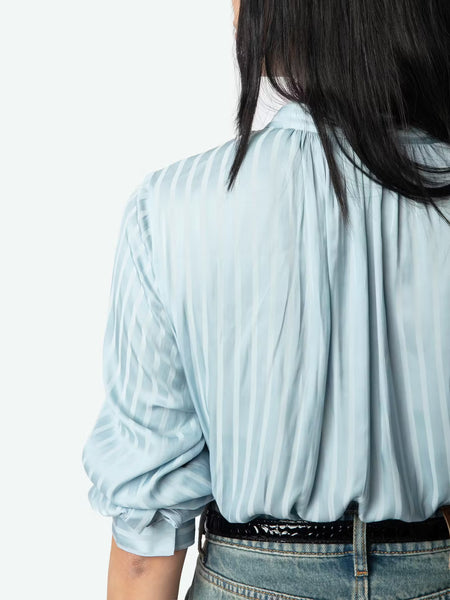 ZADIG&VOLTAIRE - Tink Satin Blouse - Mist