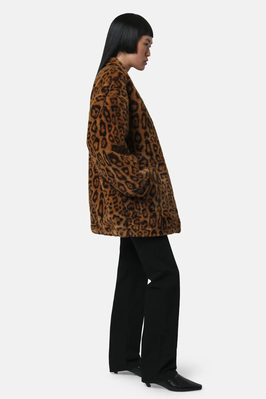 Jane Leopard Coatigan