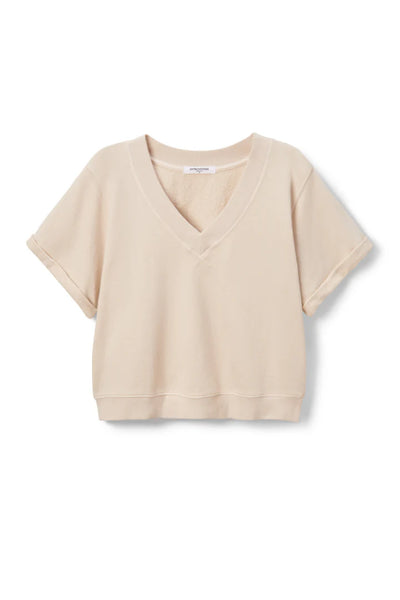 Perfect White Tee - Briggs French Terry Sweatshirt - Sugar