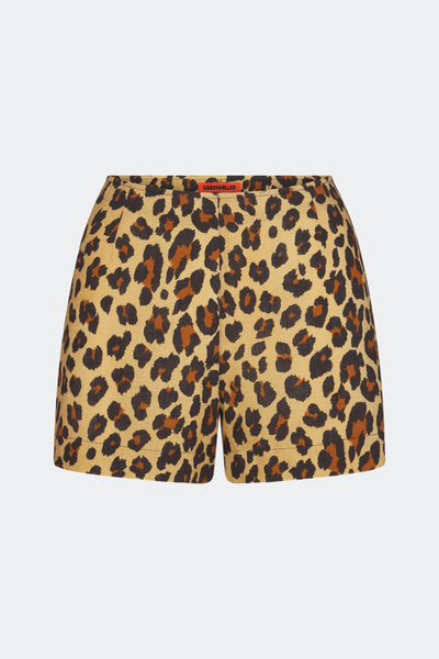 SIMONMILLER - Mina Linen Shorts - Cheetah