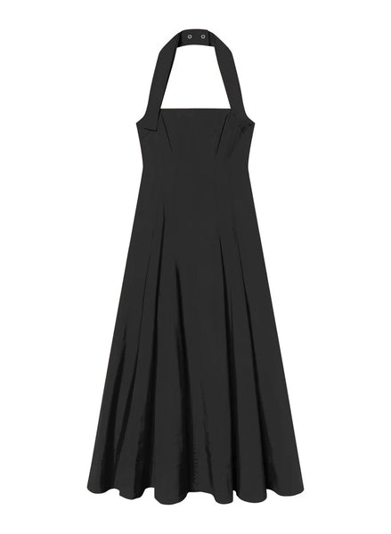 A.L.C. - Natalie Stretch Cotton Midi Dress - Black