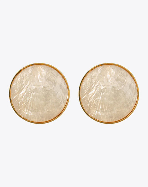 Christina Caruso - Bezel Set Shell Earring