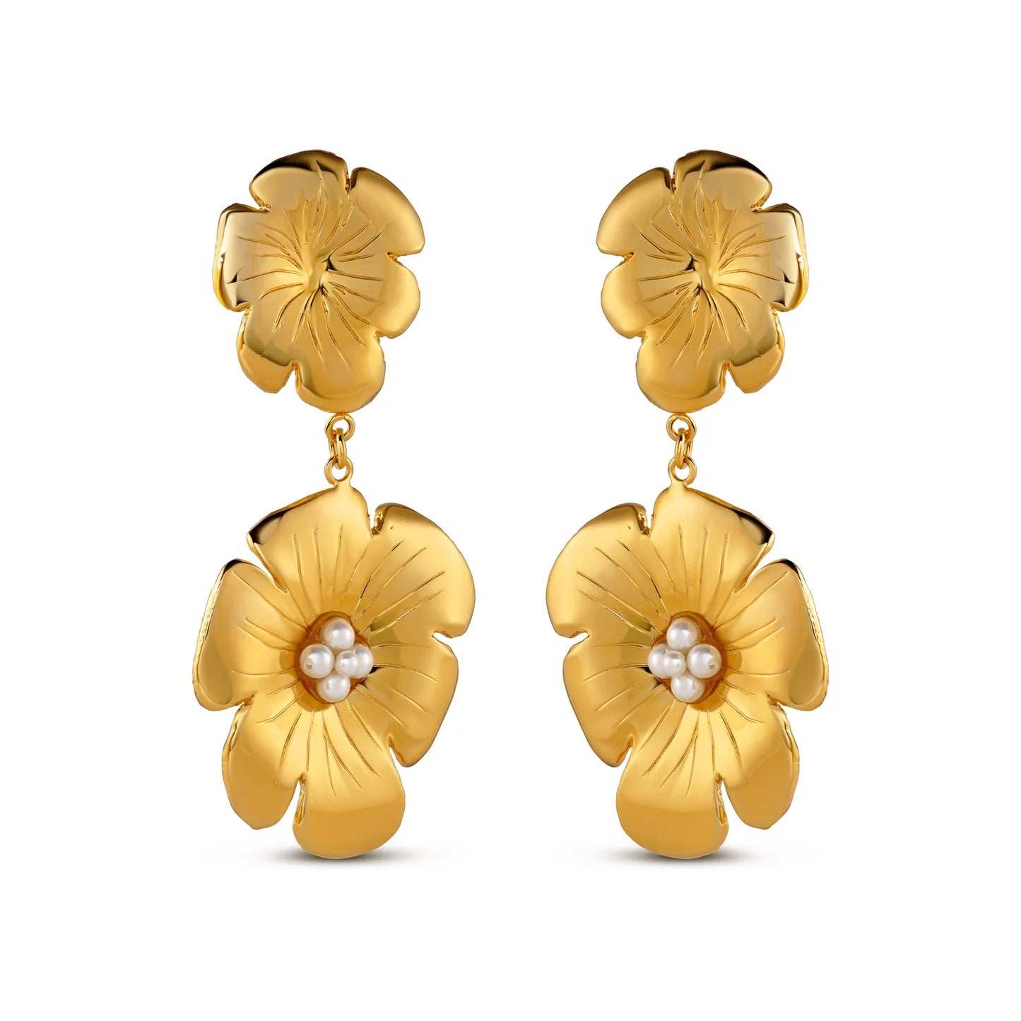 Christina Caruso - Double Poppy Earring