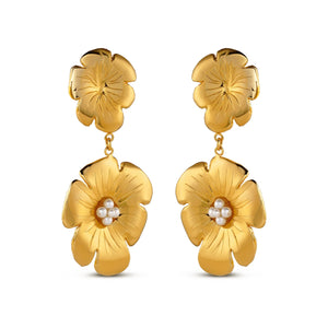 Christina Caruso - Double Poppy Earring