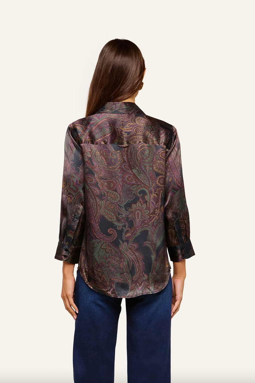Dani Blouse - Midnight Paisley