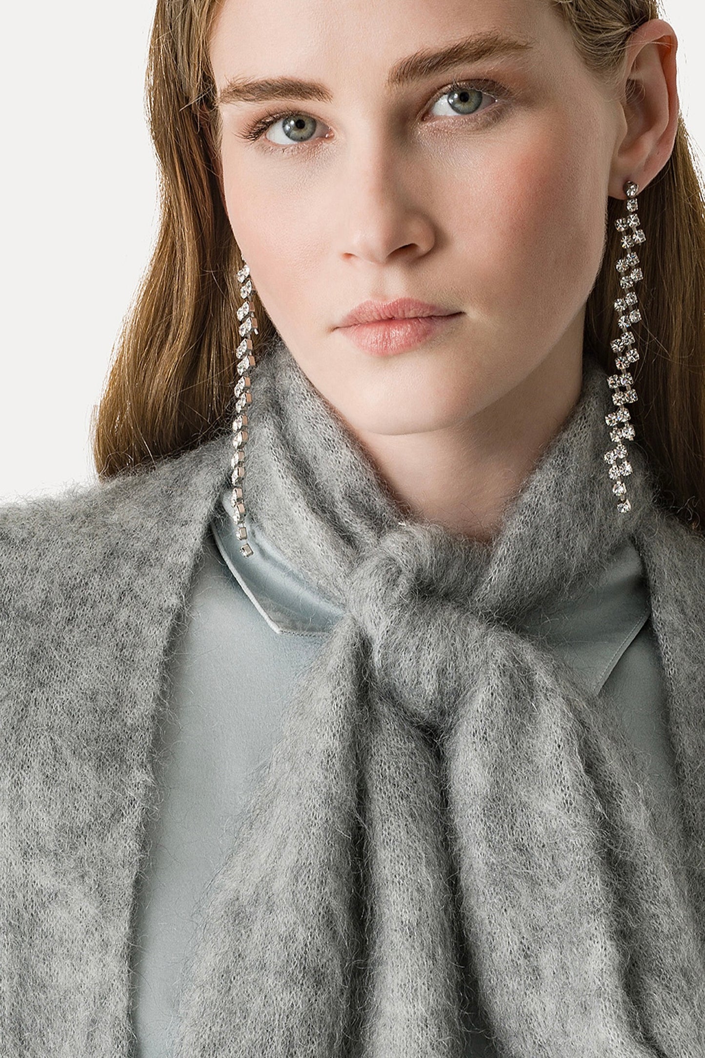 Oversized Cardigan in Brushed Mohair
