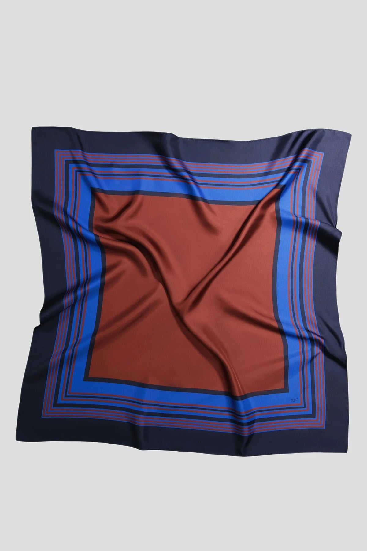 Albers Print Scarf - Bordeaux