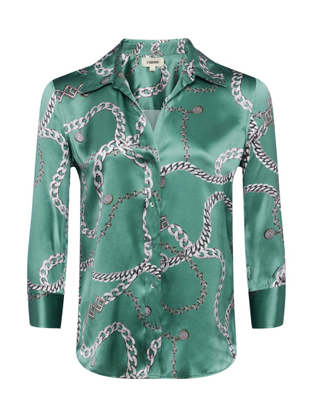 L'AGENCE - Dani Blousue - Frosty Spruce Multi Horse Chain