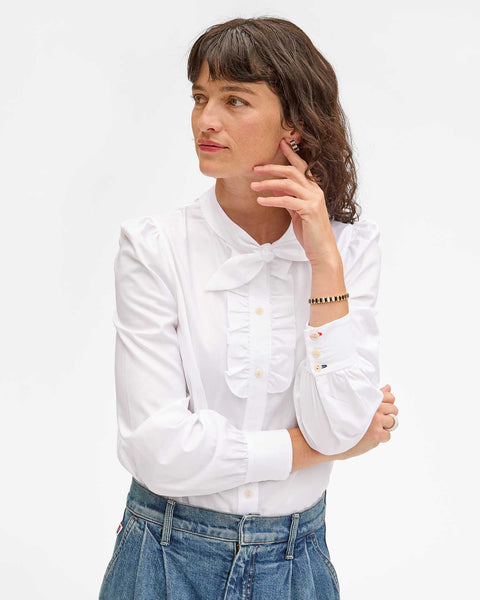 Clare V. - Baguette Checker Bracelet - Clear & Jet Checker Gold