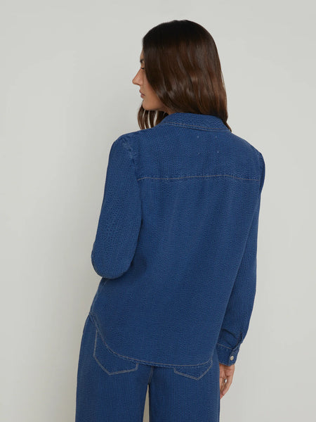 L'AGENCE - Isla Chambray Shirt - Heron