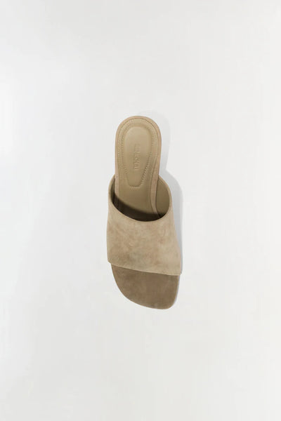 SIMKHAI - Shadow Mule Suede Sandal - Desert