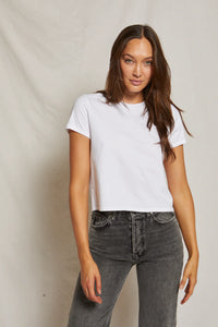 Perfect White Tee - Springsteen Ringspun Cotton Tee - Available in White & True Black