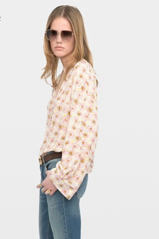 Torny Smooth Mirror Flowers Top