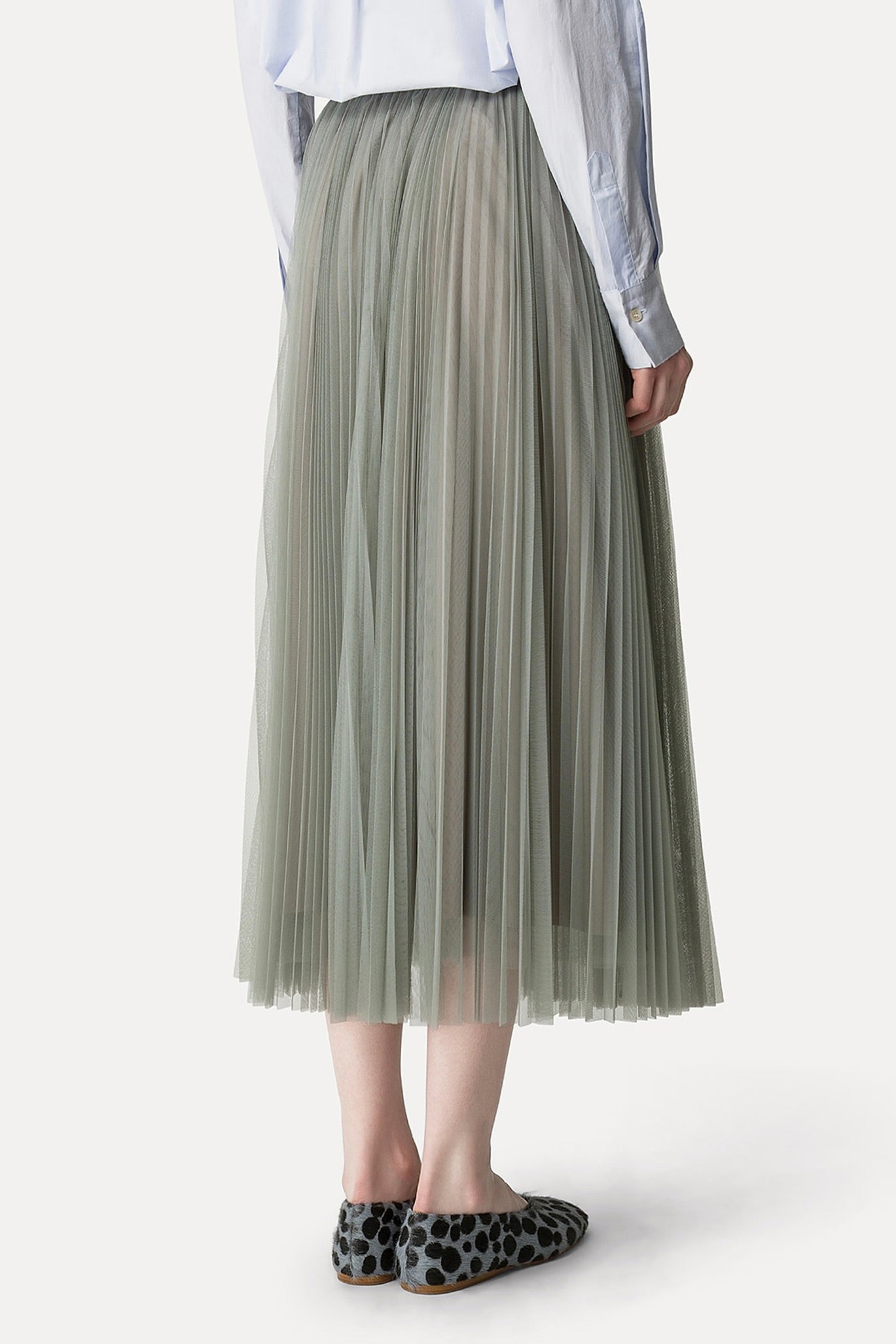 Tulle Soleil Plisse Skirt