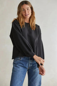 Perfect White Tee - Zayne Pullover - Vintage Black