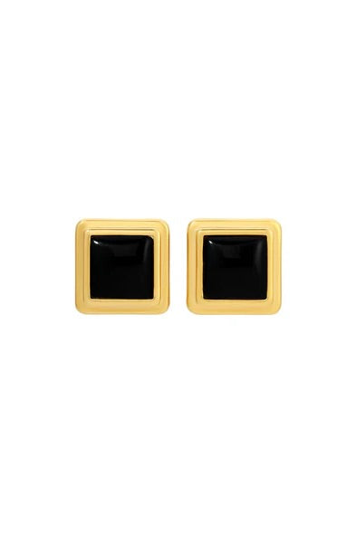 Archer Earrings - Gold/Black