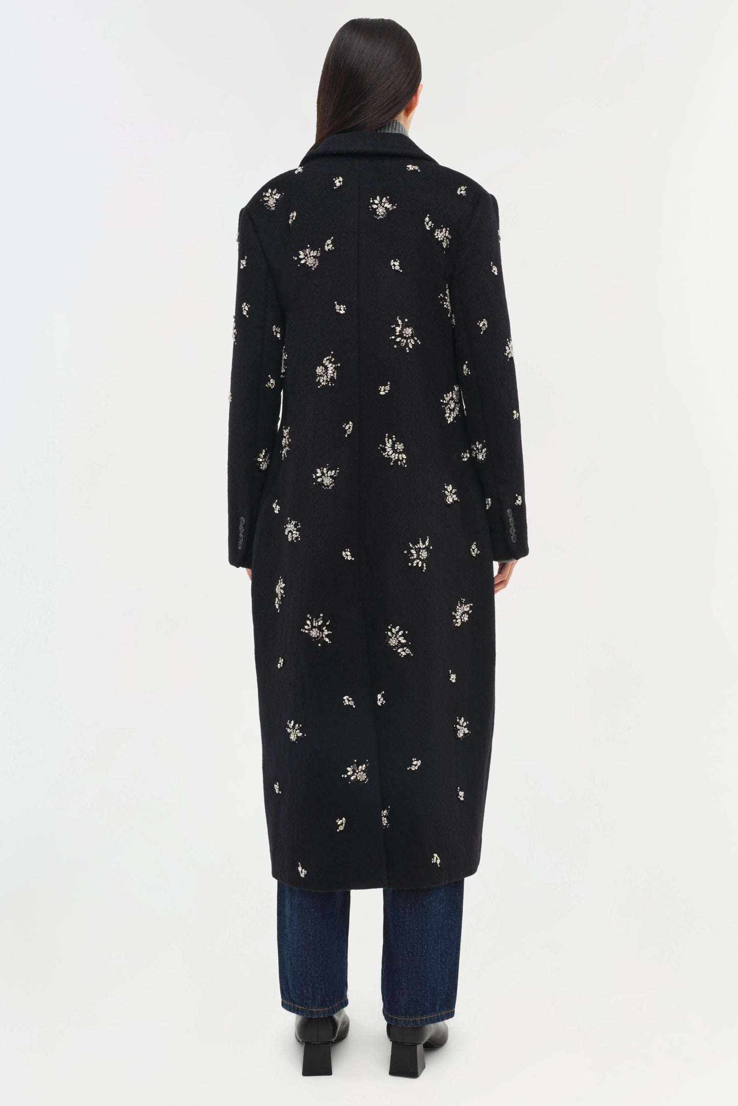 Gianni Embellished Wool Coat