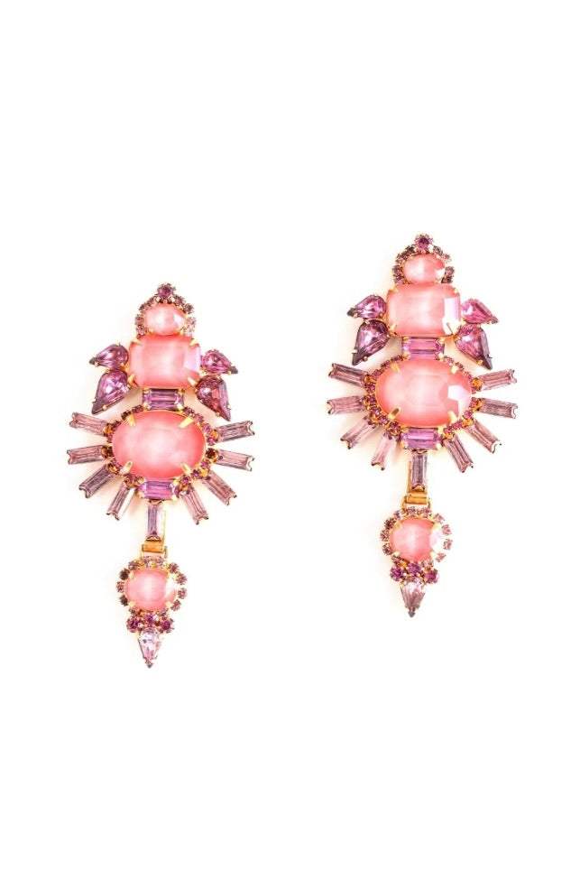 Henning Earrings - Pink