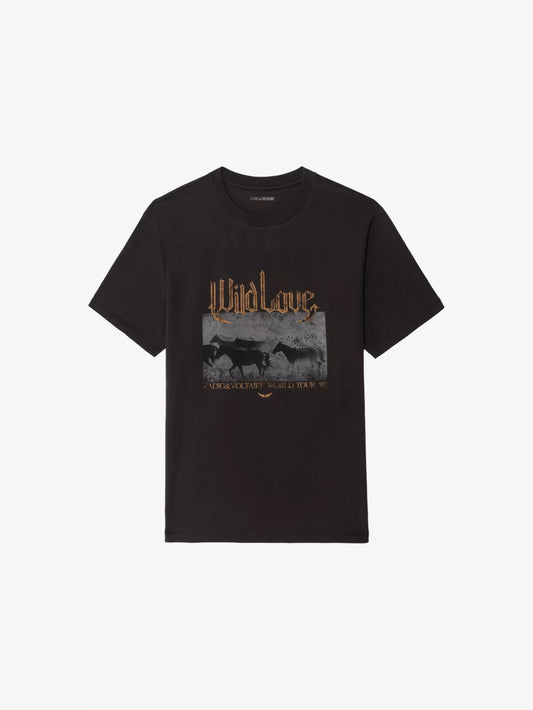 ZADIG&VOLTAIRE - Edwin T-shirt - Dark Chocolate