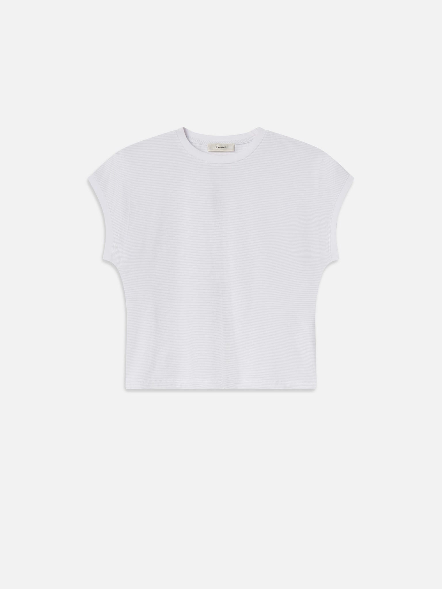 FRAME - The Muscle Tee - Powder Blue Multi