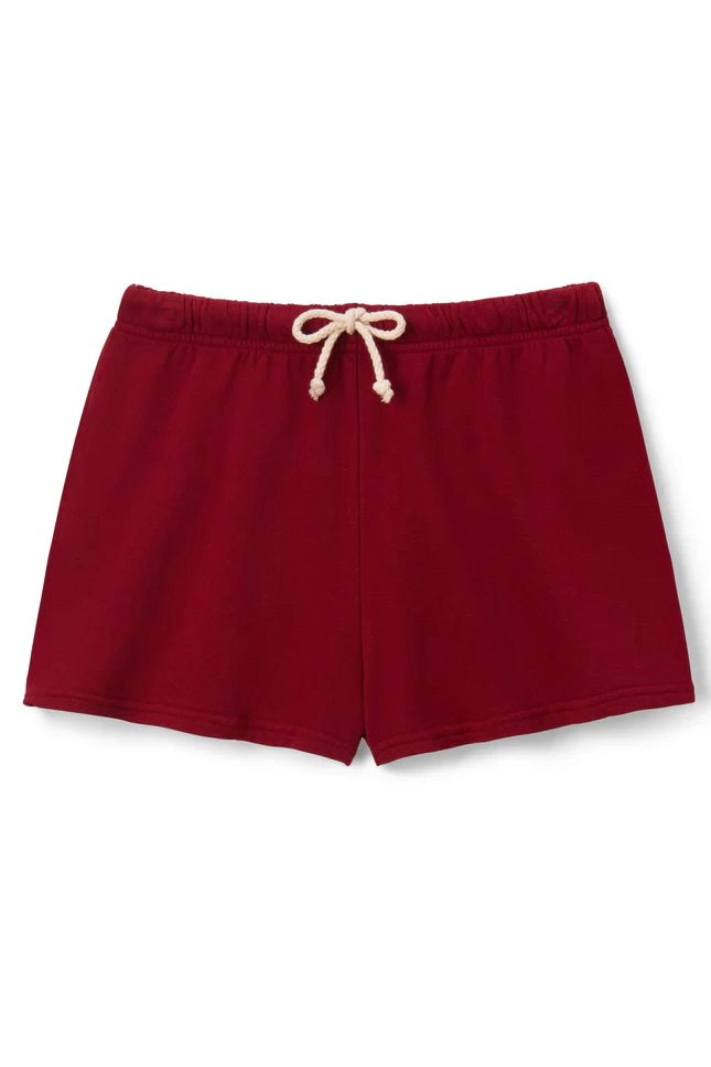 Layla French Terry Sweat Shorts - Maple