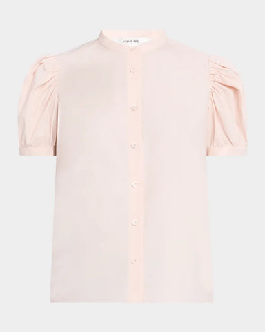 FRAME - The Gathered Top - Light Pink