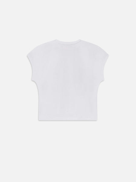 FRAME - The Muscle Tee - Powder Blue Multi