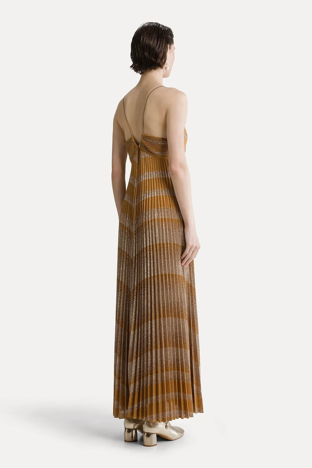rising sun soleil plisse' dress