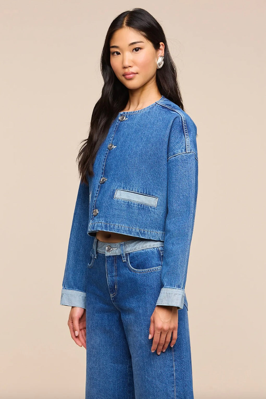 Verona Collarless Jacket