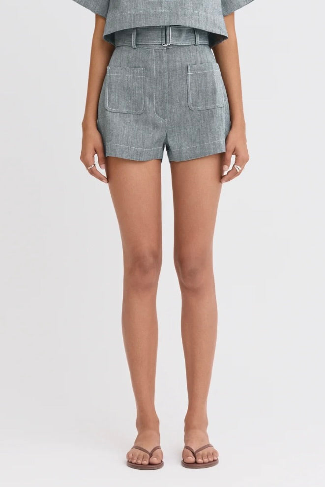 Belted Pocket Short