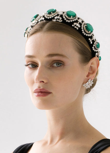 Jennifer Behr - Eisley Earrings - Crystal