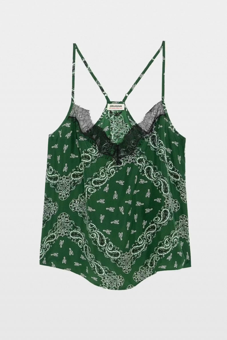 Cespa Silk Bandana Tank
