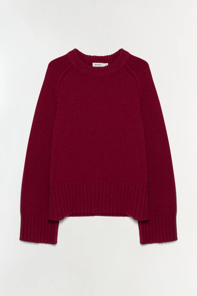 SIMKHAI - Curtis Cashmere Crewneck - Cranberry