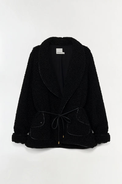 SIMKHAI - Kimia Tie Waist Jacket - Black