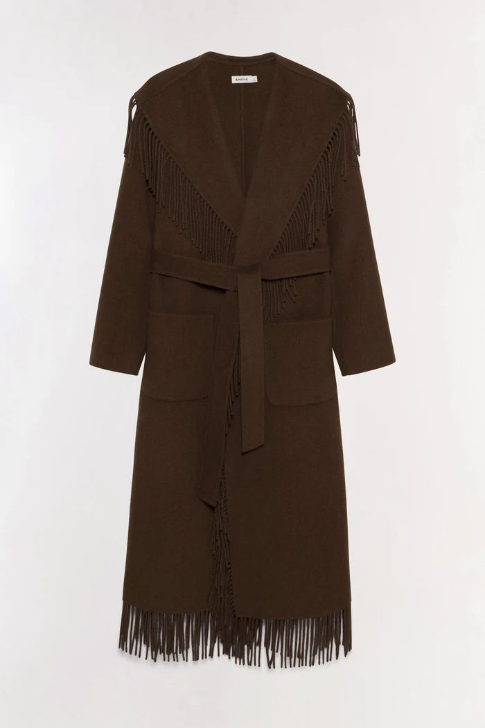 Carrie Fringe Robe Coat