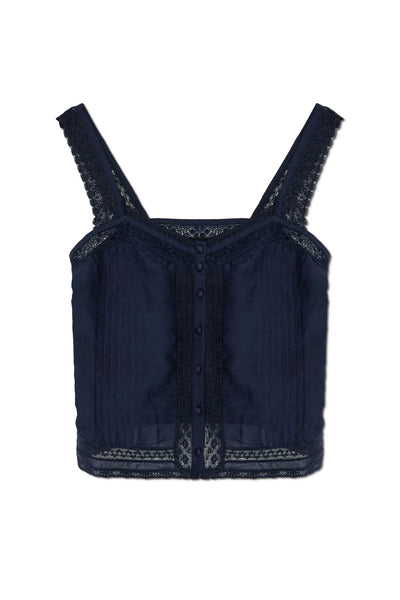 ZADIG&VOLTAIRE - Celite Tomboy Top - Encre