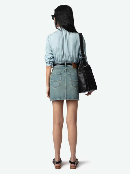 ZADIG&VOLTAIRE - Tink Satin Blouse - Mist