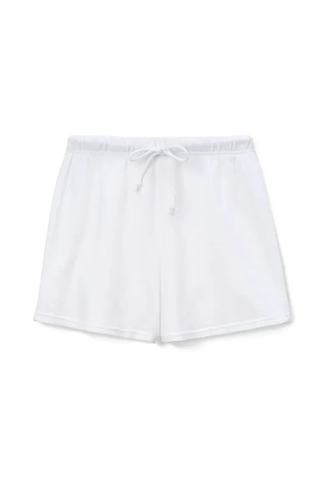 Layla French Terry Shorts - White