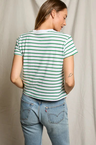 Everett Stripe Boxy Tee