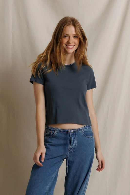 Harley Boxy Tee - Turbulence