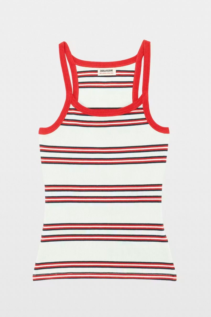 Albao Rib Stripes Tank