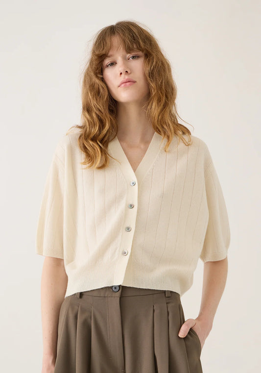 DEMYLEE - Joan Cashmere Cardigan - Ivory